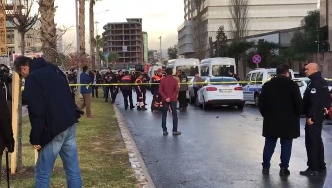 Ситуация на месте взрыва в турецком Измире Ситуация на месте взрыва в турецком Измире