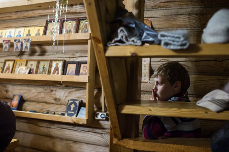 Рождественское богослужение в храме Архистратига Михаила в селе Ермаковка Омской области Рождественское богослужение в храме Архистратига Михаила в селе Ермаковка Омской области