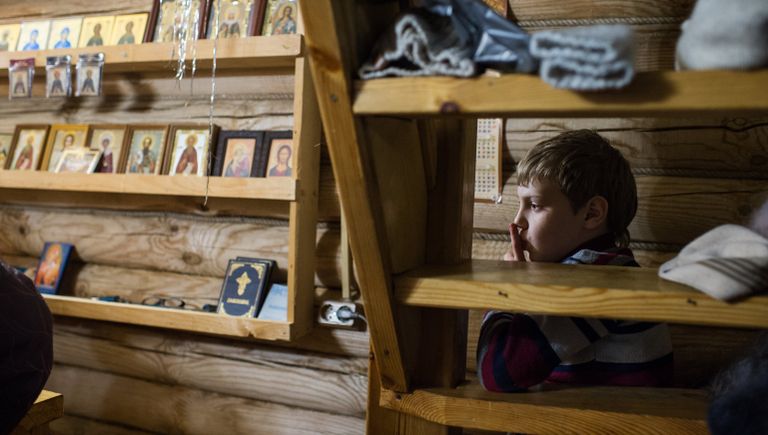 Рождественское богослужение в храме Архистратига Михаила в селе Ермаковка Омской области Рождественское богослужение в храме Архистратига Михаила в селе Ермаковка Омской области