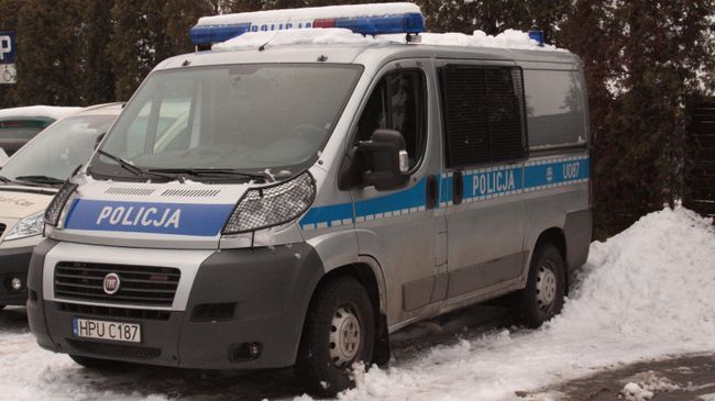 Автомобиль полиции Польши. Архивное фото Автомобиль полиции Польши. Архивное фото