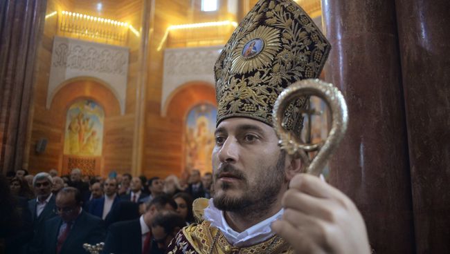 Кафедральный собор Армянской Апостольской церкви в Москве. Архивное фото Кафедральный собор Армянской Апостольской церкви в Москве. Архивное фото