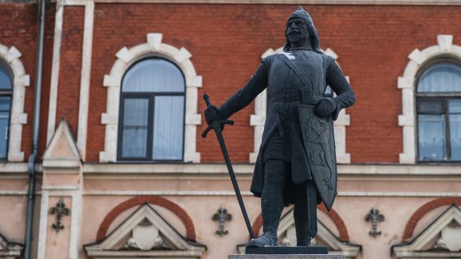 Памятник Торгильсу Кнутссону в городе Выборг Памятник Торгильсу Кнутссону в городе Выборг