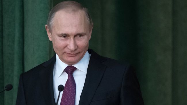Президент РФ Владимир Путин выступает на торжественном заседании, посвящённом 295-летию российской прокуратуры. 11 января 2017 Президент РФ Владимир Путин выступает на торжественном заседании, посвящённом 295-летию российской прокуратуры. 11 января 2017