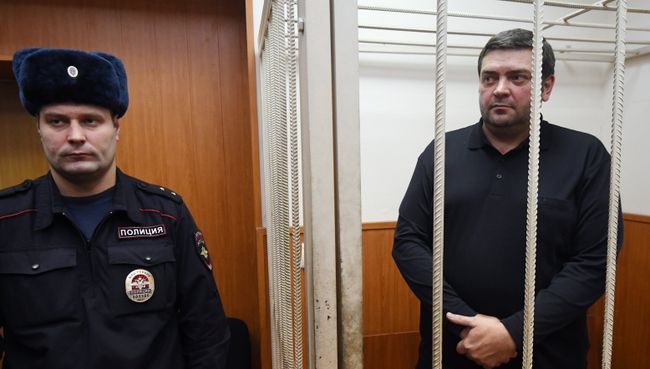 Мэр Переславля-Залесского Денис Кошурников в суде. Архивное фото