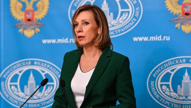 Официальный представитель министерства иностранных дел РФ Мария Захарова во время брифинга. 12 января 2017 Официальный представитель министерства иностранных дел РФ Мария Захарова во время брифинга. 12 января 2017