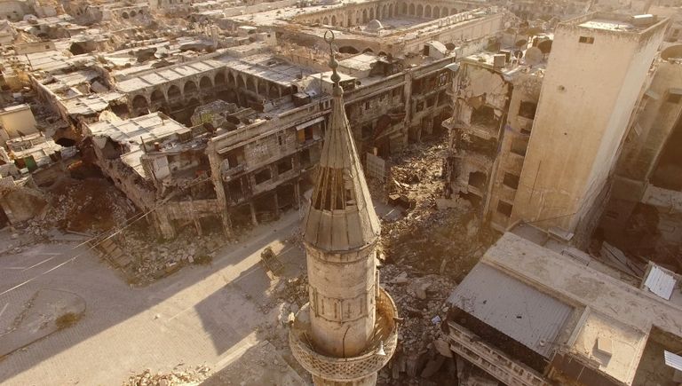 Восточные кварталы Алеппо, захваченные боевиками. Сирия, 03.09.2016 Восточные кварталы Алеппо, захваченные боевиками. Сирия, 03.09.2016