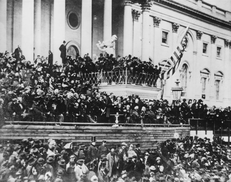 Инаугурация президента Авраама Линкольна, округ Колумбия, США, 1865 Инаугурация президента Авраама Линкольна, округ Колумбия, США, 1865