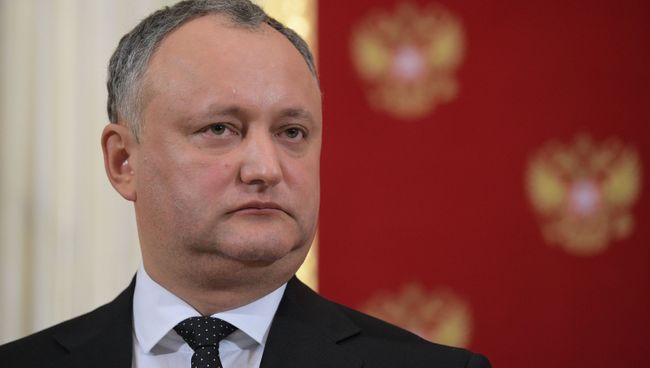 Президент Молдавии Игорь Додон. Архивное фото Президент Молдавии Игорь Додон. Архивное фото