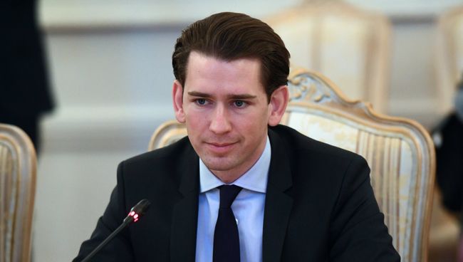 Глава МИД Австрии Себастьян Курц во время встречи с министром иностранных дел РФ Сергеем Лавровым в Москве. 18 января 2017 Глава МИД Австрии Себастьян Курц во время встречи с министром иностранных дел РФ Сергеем Лавровым в Москве. 18 января 2017