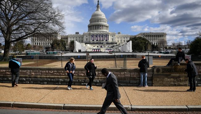 Подготовка к церемонии инаугурации избранного президента США Дональда Трампа в Вашингтоне