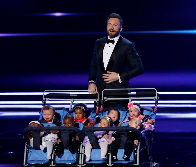 Джоэл МакХэйл на церемонии вручения премии People's Choice Awards 2017 в Лос-Анджелесе, штат Калифорния, США Джоэл МакХэйл на церемонии вручения премии People's Choice Awards 2017 в Лос-Анджелесе, штат Калифорния, США