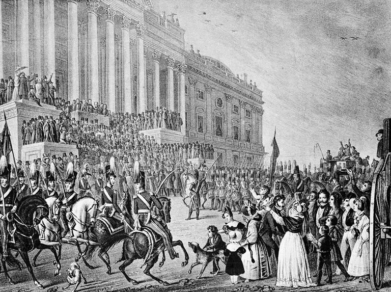 Церемония инаугурации Уильяма Генри Гаррисона, 1841 год