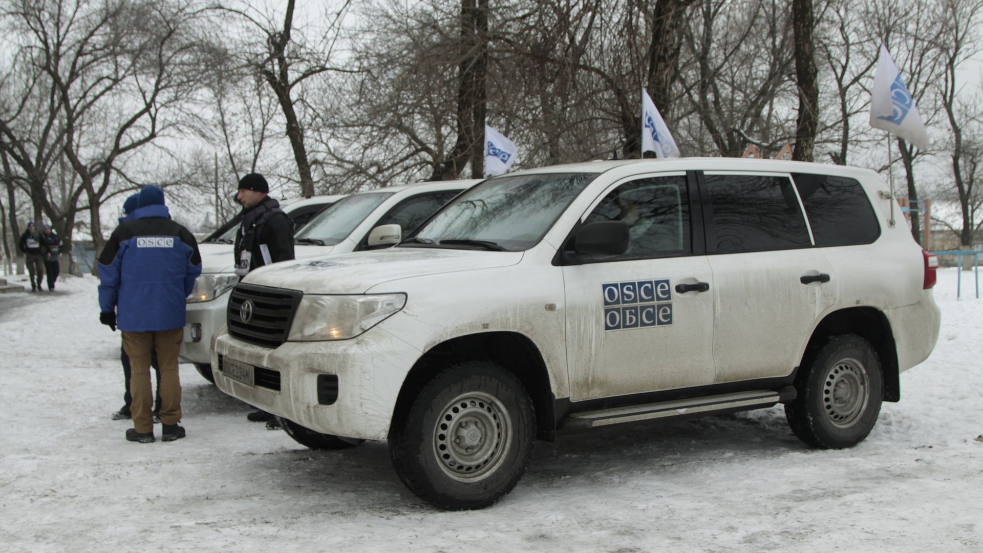 Наблюдатели ОБСЕ Наблюдатели ОБСЕ - РИА Новости, 1920, 15.02.2022