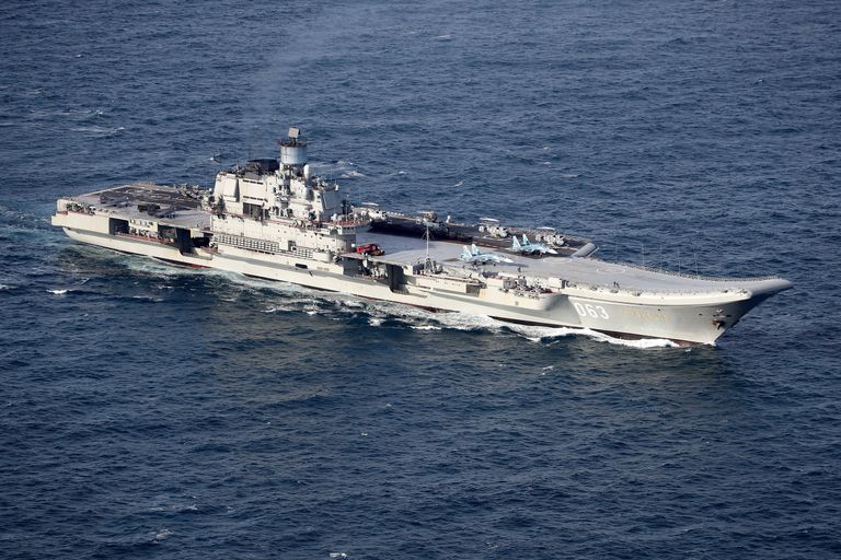 Российский авианосец Адмирал Кузнецов Российский авианосец Адмирал Кузнецов