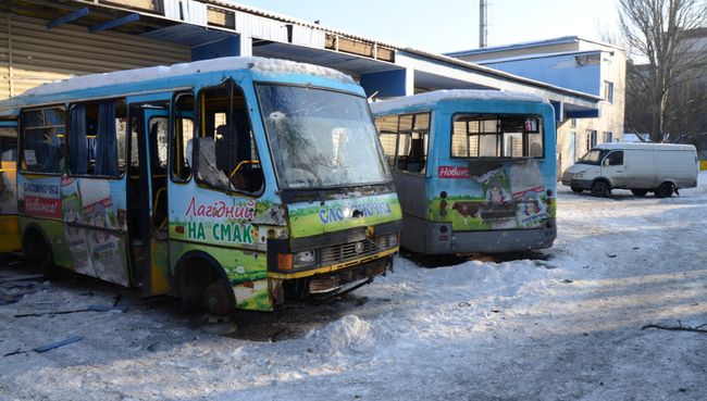 Последствия обстрелов в Донецкой области