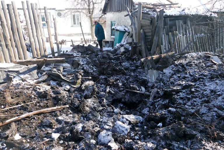 Последствия обстрелов в Донецкой области Последствия обстрелов в Донецкой области