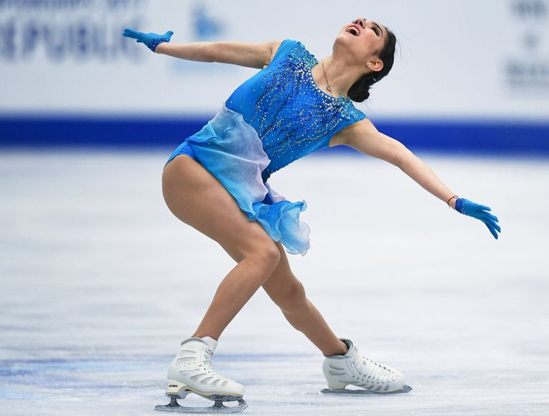 Российская фигуристка Евгения Медведева выступает в короткой программе женского одиночного катания на чемпионате Европы по фигурному катанию в Остраве Российская фигуристка Евгения Медведева выступает в короткой программе женского одиночного катания на чемпионате Европы по фигурному катанию в Остраве