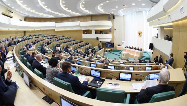 Заседание Совета Федерации РФ. Архивное фото Заседание Совета Федерации РФ. Архивное фото