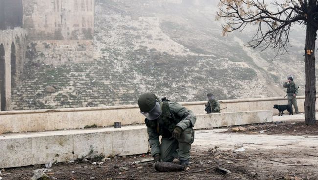 Военнослужащий в Сирии. Архивное фото Военнослужащий в Сирии. Архивное фото