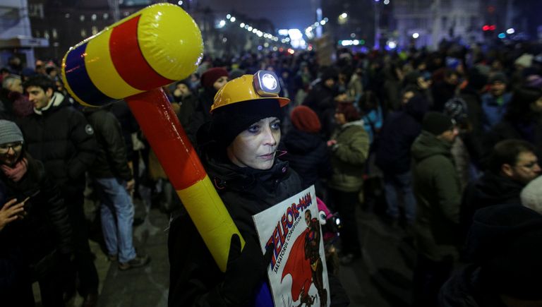Акции протеста в Румынии Акции протеста в Румынии