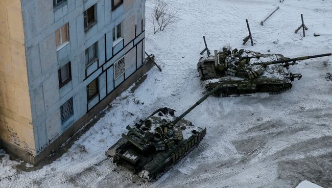 Танки ВСУ в Авдеевке Танки ВСУ в Авдеевке