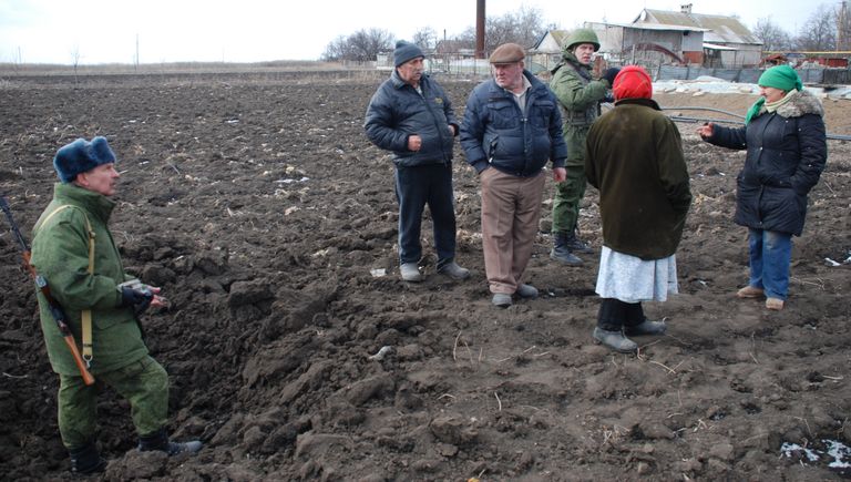 Ситуация после обстрелов в Коминтерново Донецкой области Ситуация после обстрелов в Коминтерново Донецкой области