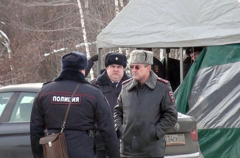 Проведение поиска в Красногорском лесу пропавшей Натальи Меламед. 3 февраля 2017