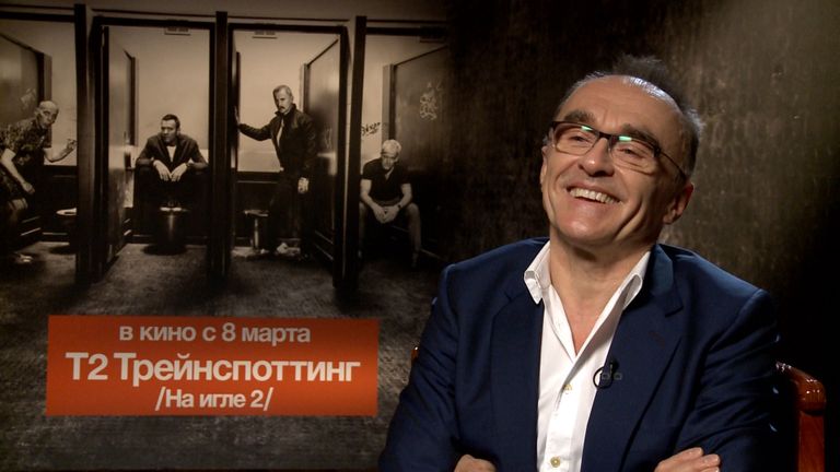 Дэнни Бойл о работе над фильмом Т2 Трейнспоттинг (На игле 2) Дэнни Бойл о работе над фильмом Т2 Трейнспоттинг (На игле 2)