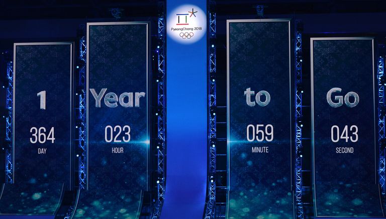 Церемония Год до Олимпийских игр 2018