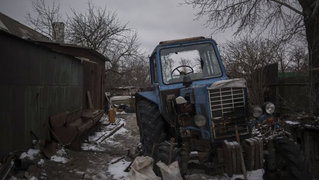 Ситуация после обстрелов Коминтерново в Донецкой области. Архивное фото Ситуация после обстрелов Коминтерново в Донецкой области. Архивное фото