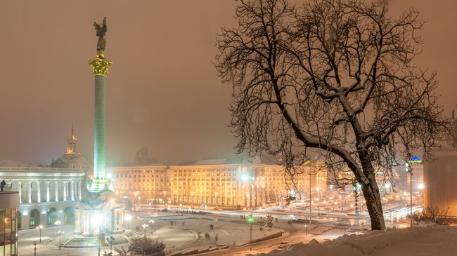 Зимний Киев. Архивное фото