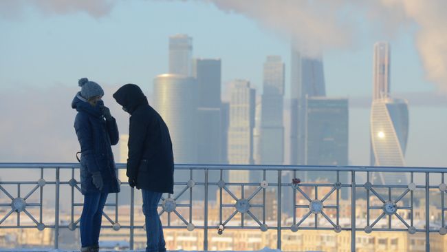 Зимняя Москва. Архивное фото Зимняя Москва. Архивное фото
