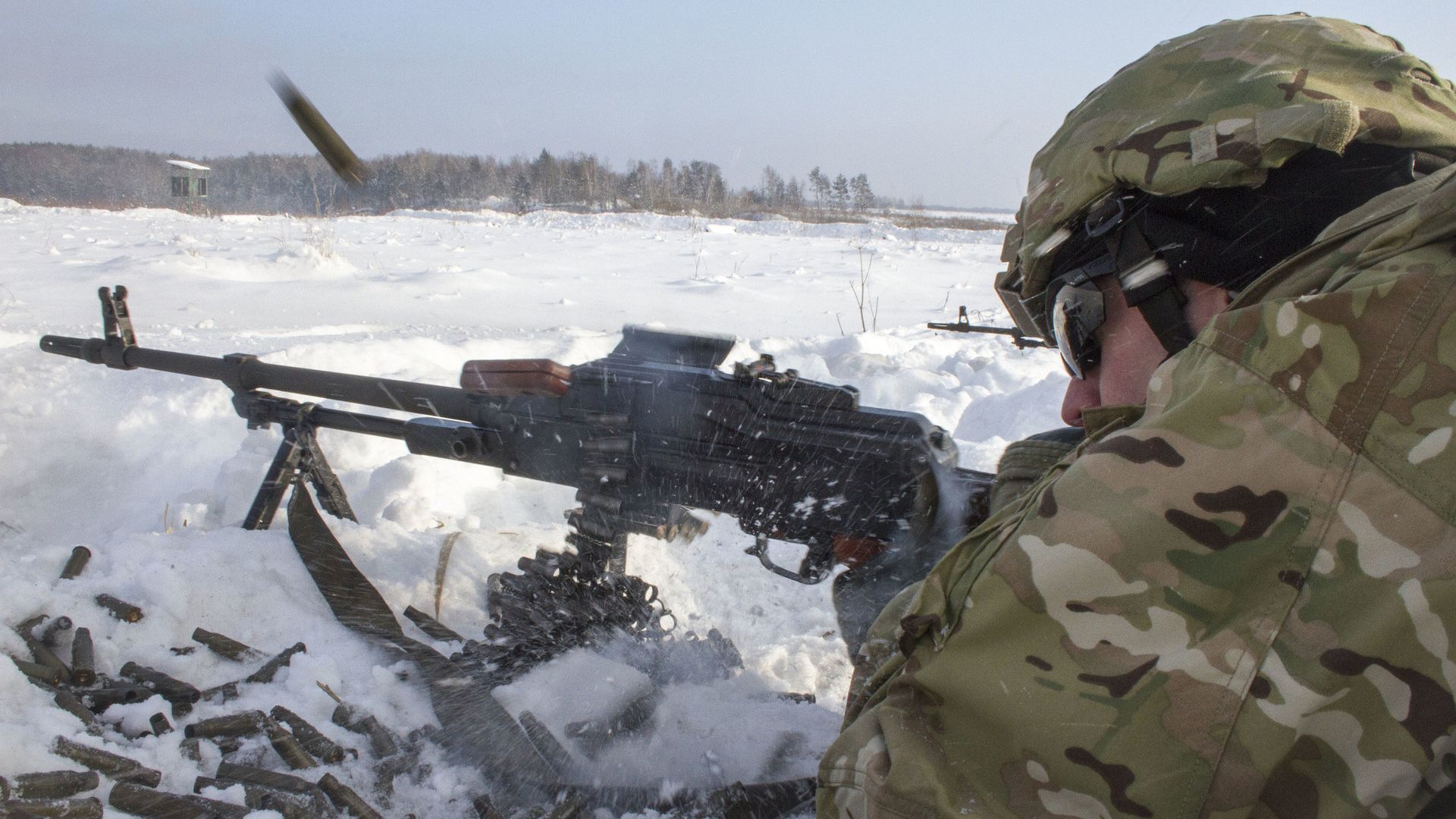 Американский военнослужащий во время учений НАТО на Украине Американский военнослужащий во время учений НАТО на Украине - РИА Новости, 1920, 05.01.2022