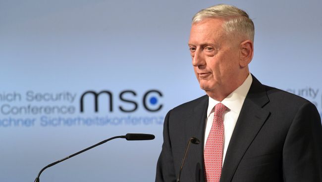 Министр обороны США Джим Мэттис. Архивное фото Министр обороны США Джим Мэттис. Архивное фото