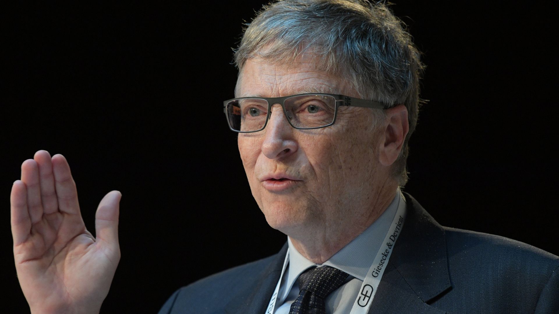 Бывший генеральный директор Microsoft Билл Гейтс на 53-й Мюнхенской конференции по безопасности - РИА Новости, 1920, 12.10.2020