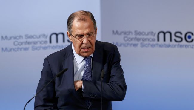 Сергей Лавров на конференции по безопасности в Мюнхене Сергей Лавров на конференции по безопасности в Мюнхене