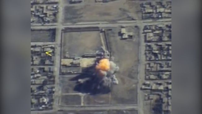 Бомбардировщики Ту-95 применили крылатые ракеты при атаке на командный пункт ИГ Бомбардировщики Ту-95 применили крылатые ракеты при атаке на командный пункт ИГ