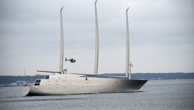 Парусная яхта Sailing Yacht A, которая принадлежит российскому бизнесмену Андрею Мельниченко. Архивное фото Парусная яхта Sailing Yacht A, которая принадлежит российскому бизнесмену Андрею Мельниченко. Архивное фото