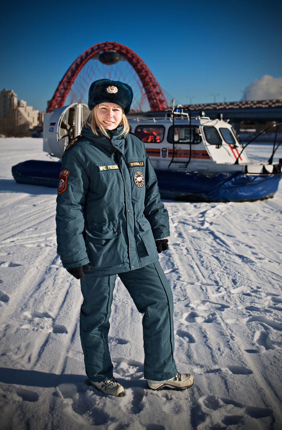 Екатерина Пронякина, государственный инспектор по маломерным судам МЧС России по г. Москве
