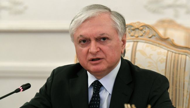 Министр иностранных дел Армении Эдвард Налбандян. Архивное фото Министр иностранных дел Армении Эдвард Налбандян. Архивное фото