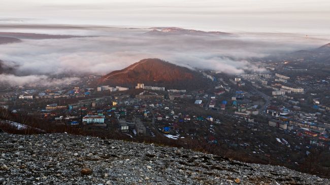 Виды России. Камчатка. Архивное фото
