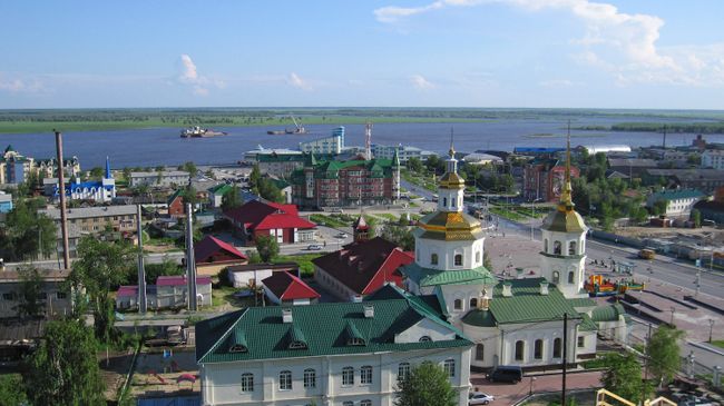 Город Ханты-Мансийск. Архивное фото Город Ханты-Мансийск. Архивное фото