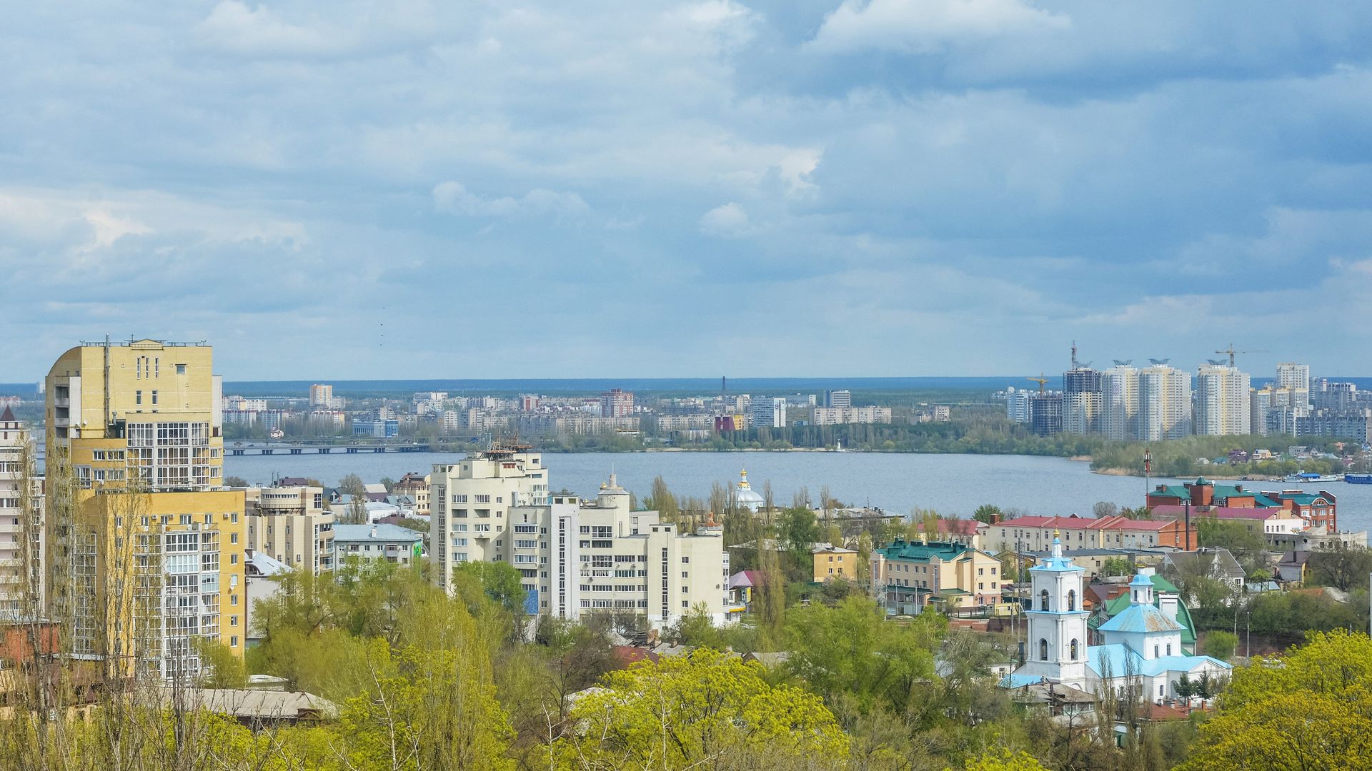 Вид на воронежское водохранилище Вид на воронежское водохранилище - РИА Новости, 1920, 17.06.2021