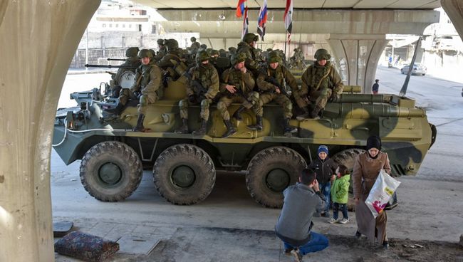 Отправка военных инженеров международного противоминного центра ВС РФ из Алеппо Отправка военных инженеров международного противоминного центра ВС РФ из Алеппо