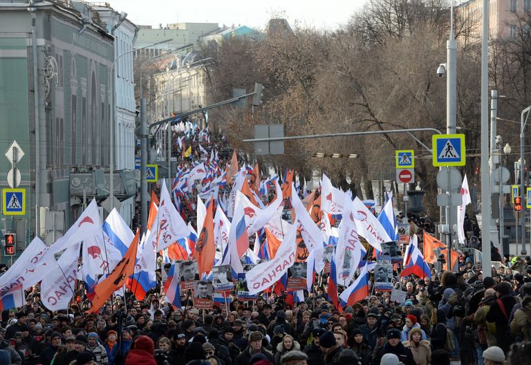 Марш памяти Бориса Немцова Марш памяти Бориса Немцова