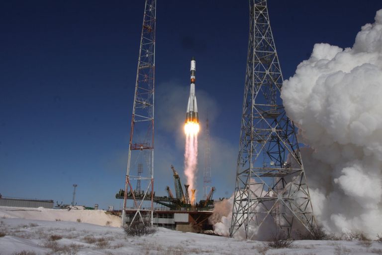 Запуск ракеты-носителя Союз-У с грузовым кораблем Прогресс МС-05. 22 февраля 2017 Запуск ракеты-носителя Союз-У с грузовым кораблем Прогресс МС-05. 22 февраля 2017