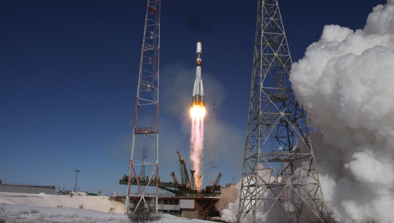 Запуск ракеты-носителя Союз-У с грузовым кораблем Прогресс МС-05. 22 февраля 2017 Запуск ракеты-носителя Союз-У с грузовым кораблем Прогресс МС-05. 22 февраля 2017