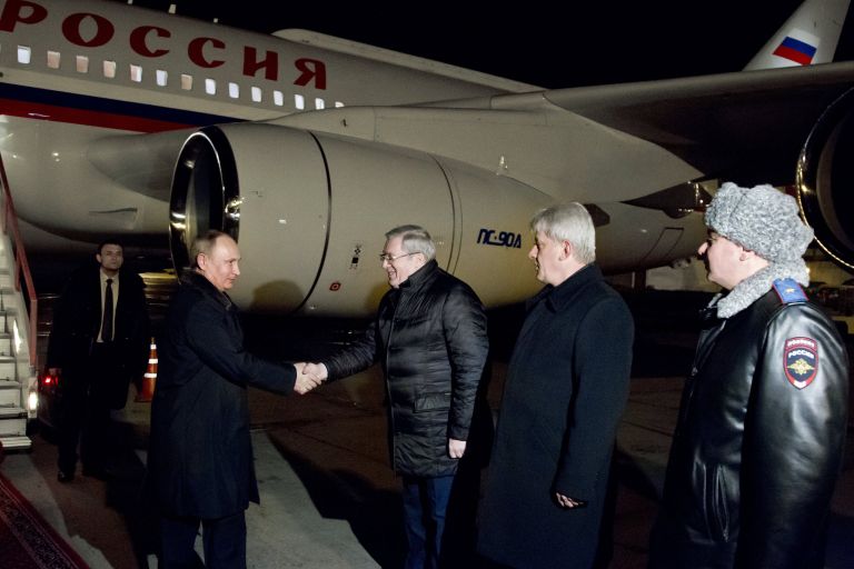 Рабочая поездка президента РФ В. Путина в Красноярск Рабочая поездка президента РФ В. Путина в Красноярск