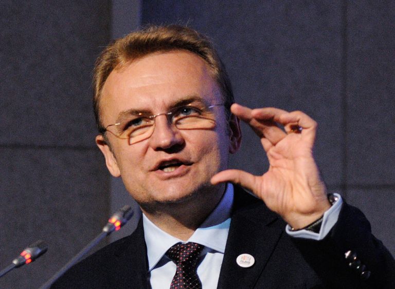 Лидер партии Самопомощь Андрей Садовой на презентации программы политической партии Самопомощь Лидер партии Самопомощь Андрей Садовой на презентации программы политической партии Самопомощь