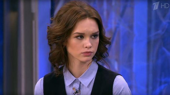 Кадр из программы Пусть говорят с участием Дианы Шурыгиной